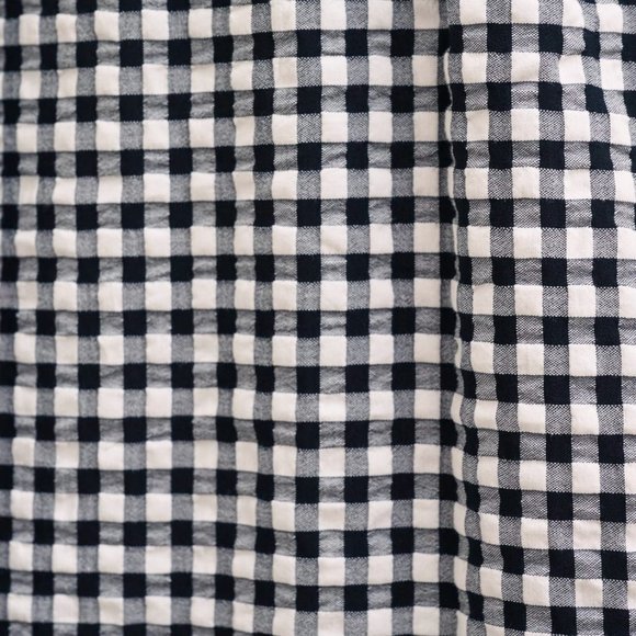 NWT Nobody's Child Black Gingham Top (Matching Skirt Available) - Picture 4 of 6